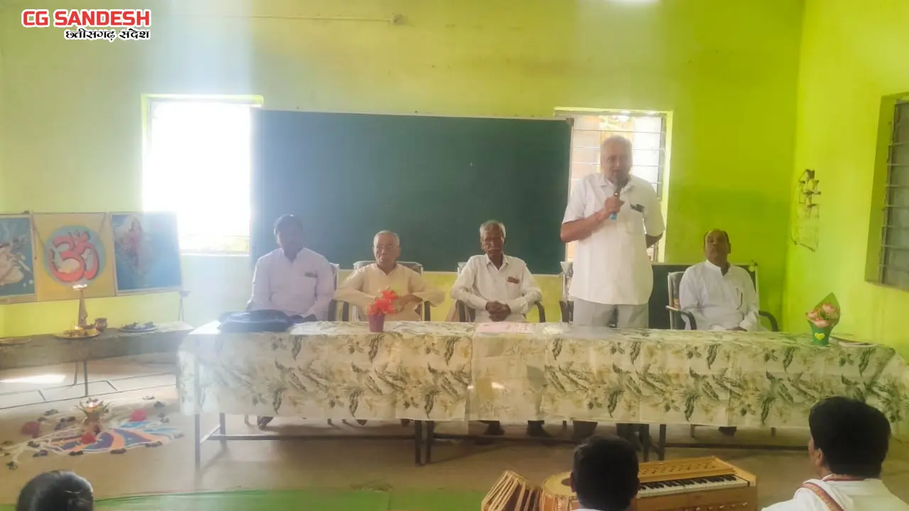 बसना : सरस्वती शिशु मंदिर भंवरपुर में मासिक प्रशिक्षण वर्ग क... - CG Sandesh