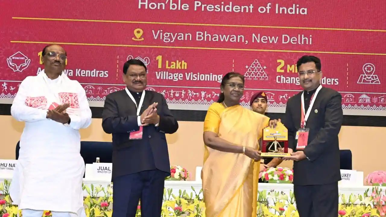 छत्तीसगढ़ को राष्ट्रपति ने किया सम्मानित - CG Sandesh