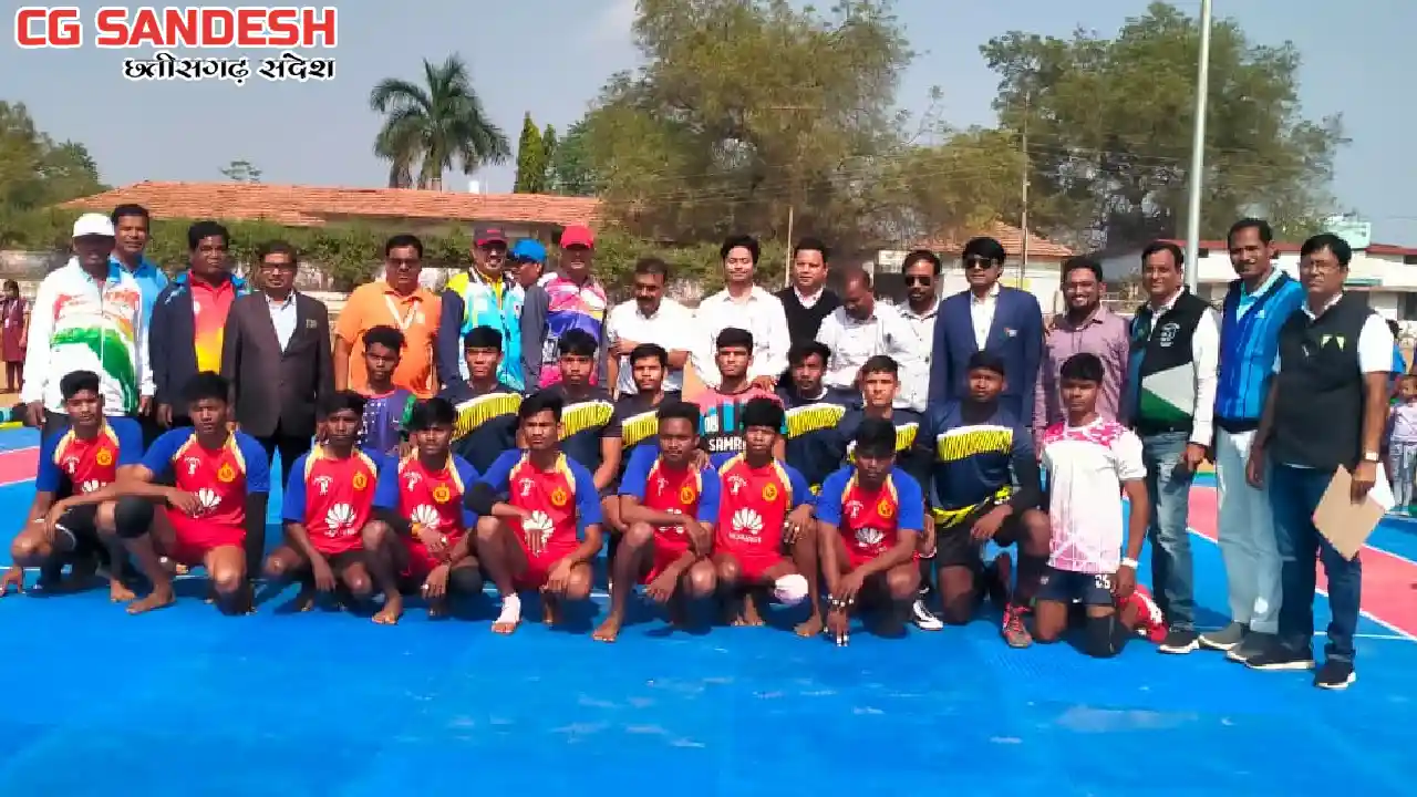 सरायपाली  : विधान सभा स्तरीय सांसद खेल महोत्सव - CG Sandesh