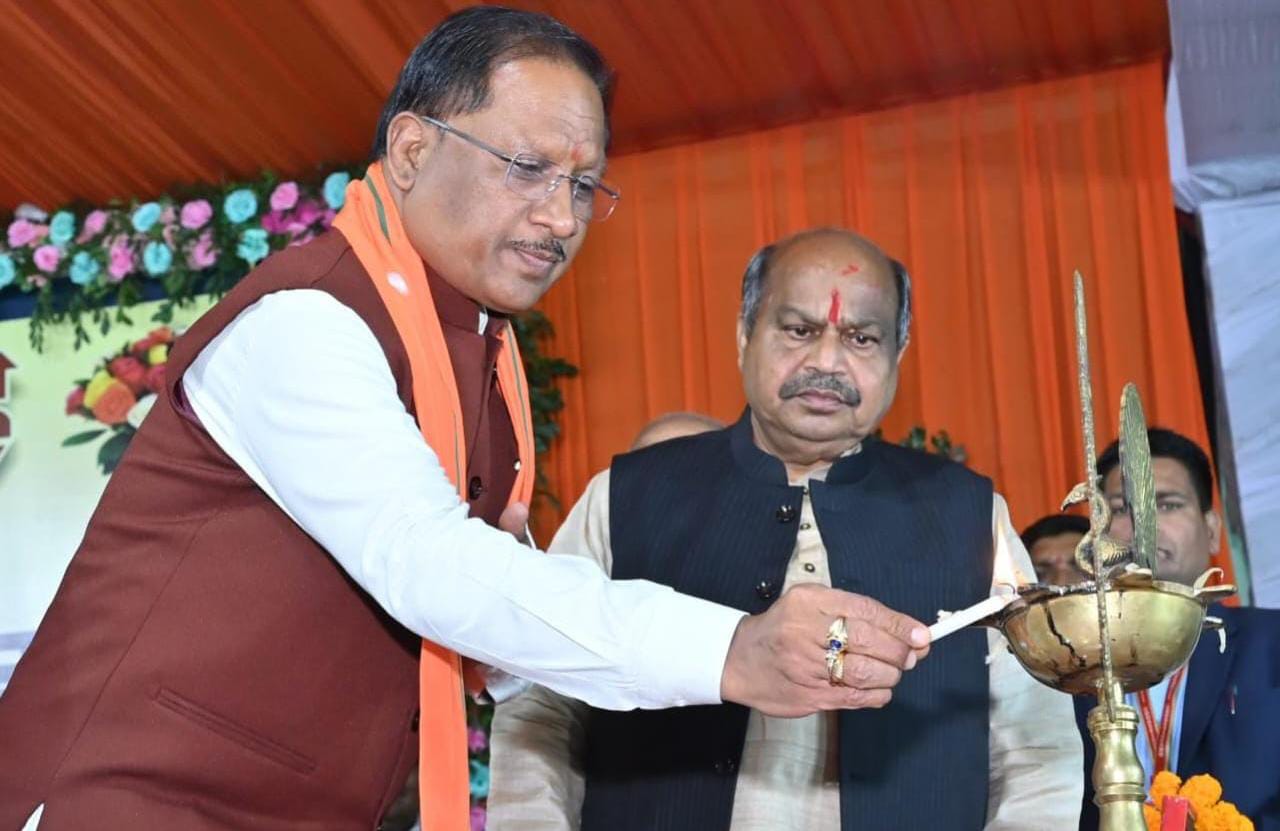 मुख्यमंत्री साय इंडियन मेडिकल एसोसिएशन के शपथ ग्रहण समारोह म... - CG Sandesh