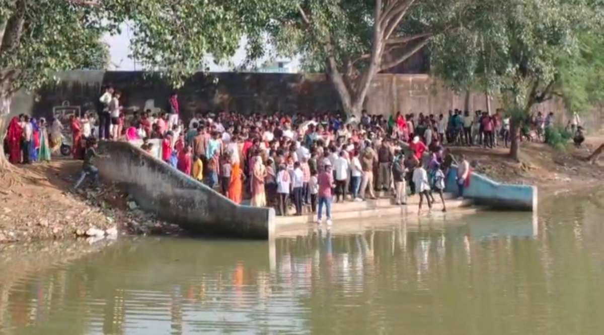  CG : तालाब में अचानक गहरे पानी में डूबे 4 बच्चे, दो की तलाश... - CG Sandesh