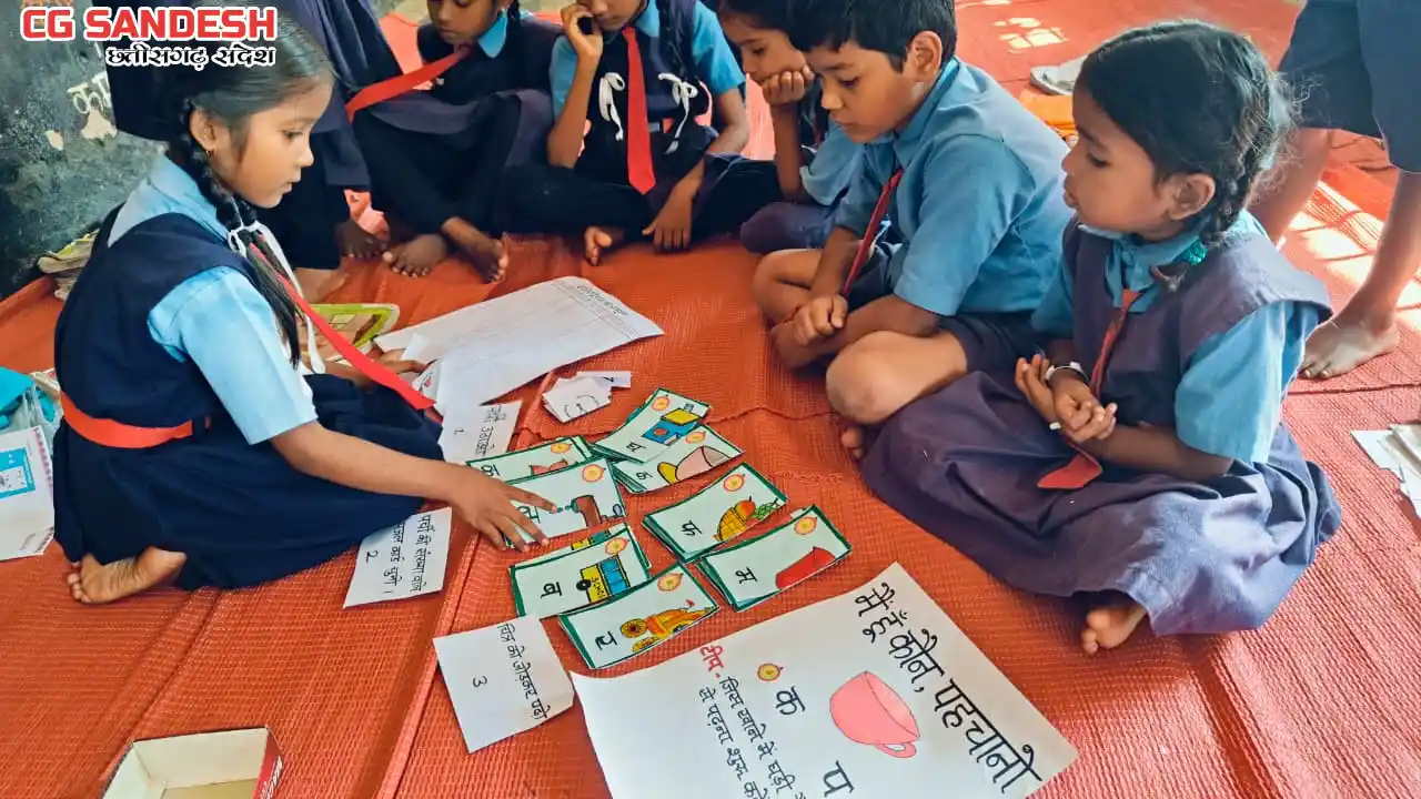 सरायपाली : शासकीय प्राथमिक शाला मुधा में FLN मेले की तैयारी ... - CG Sandesh
