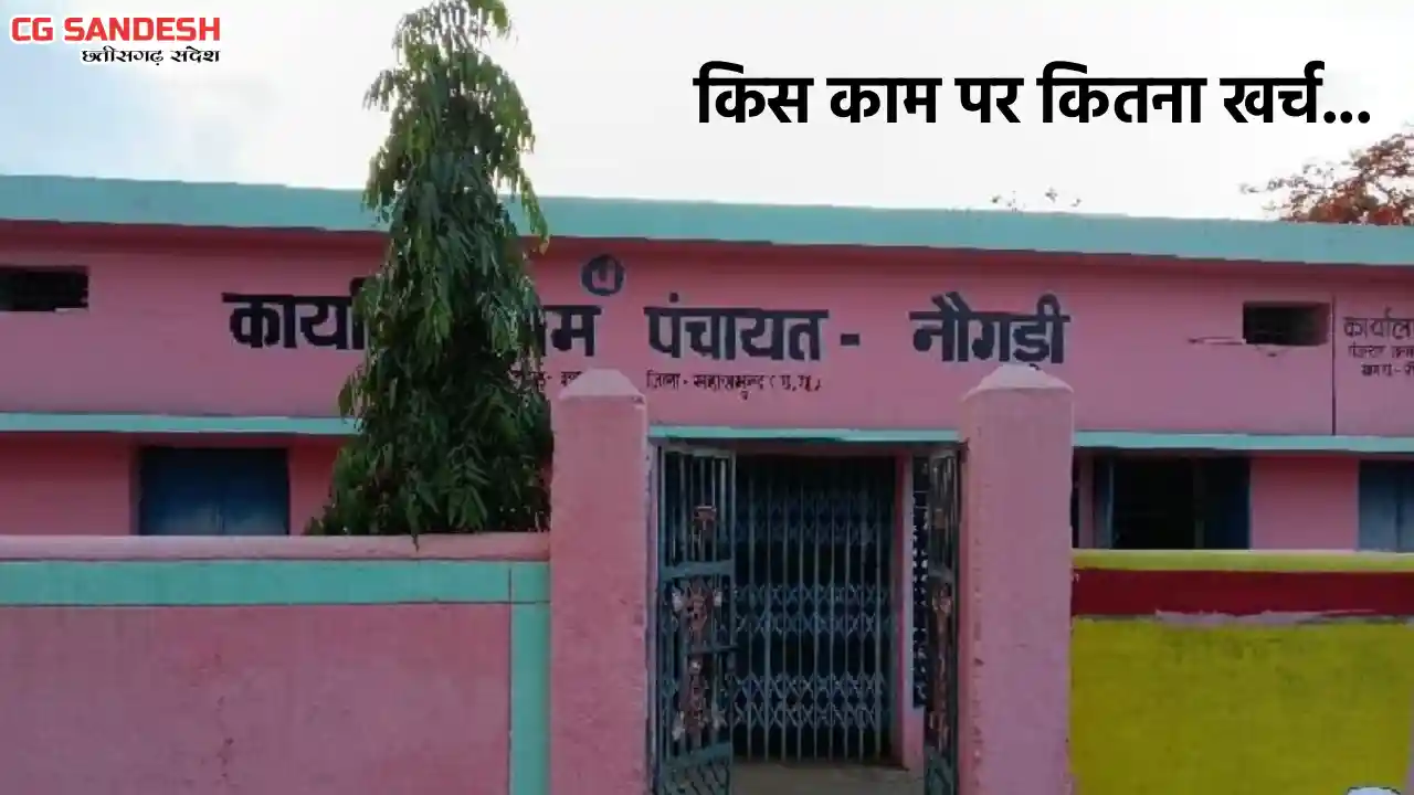 बसना : ग्राम पंचायत नौगड़ी ने स्कूल गेट निर्माण, स्ट्रीट लाइट... - CG Sandesh