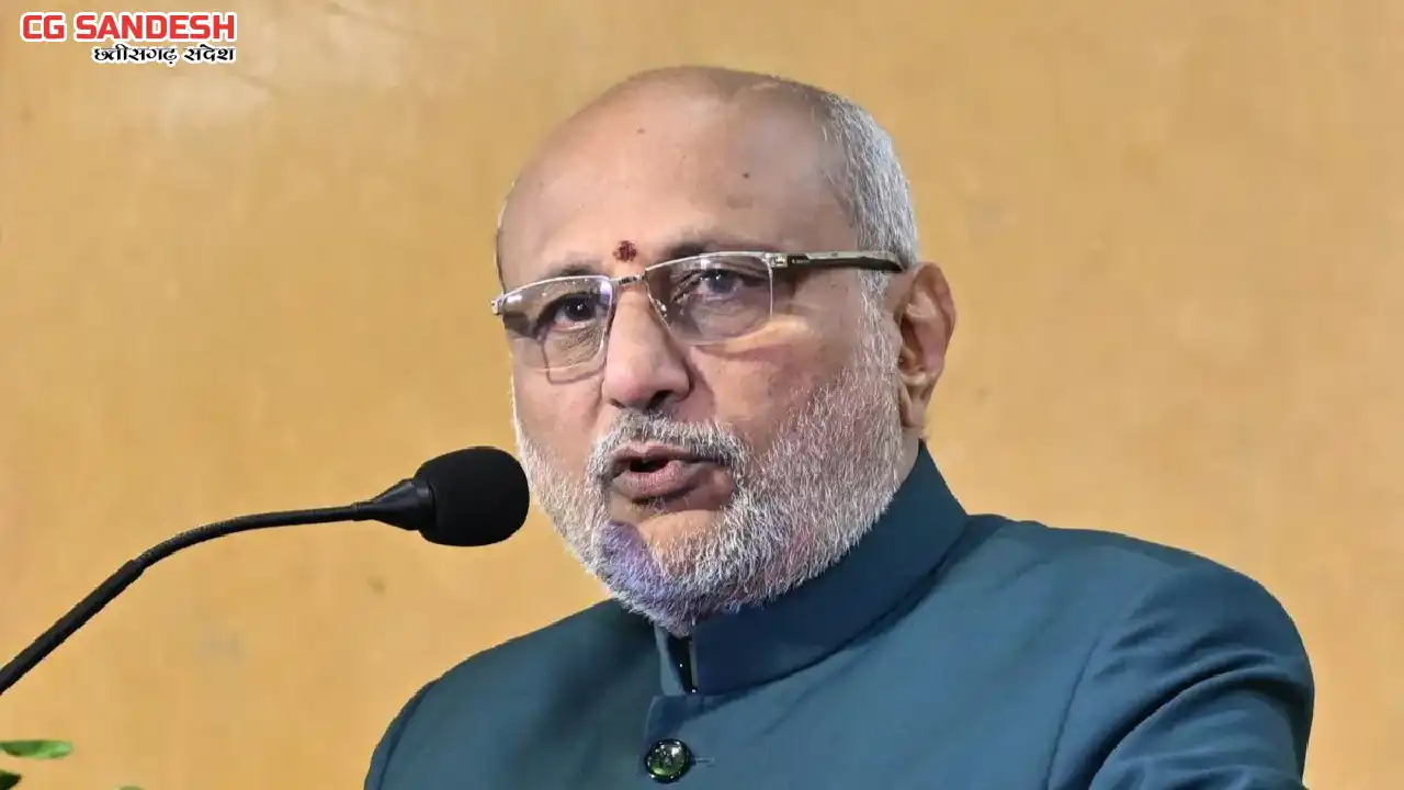 CG : उपराष्ट्रपति सी.पी. राधाकृष्णन छत्तीसगढ़ प्रवास पर - CG Sandesh