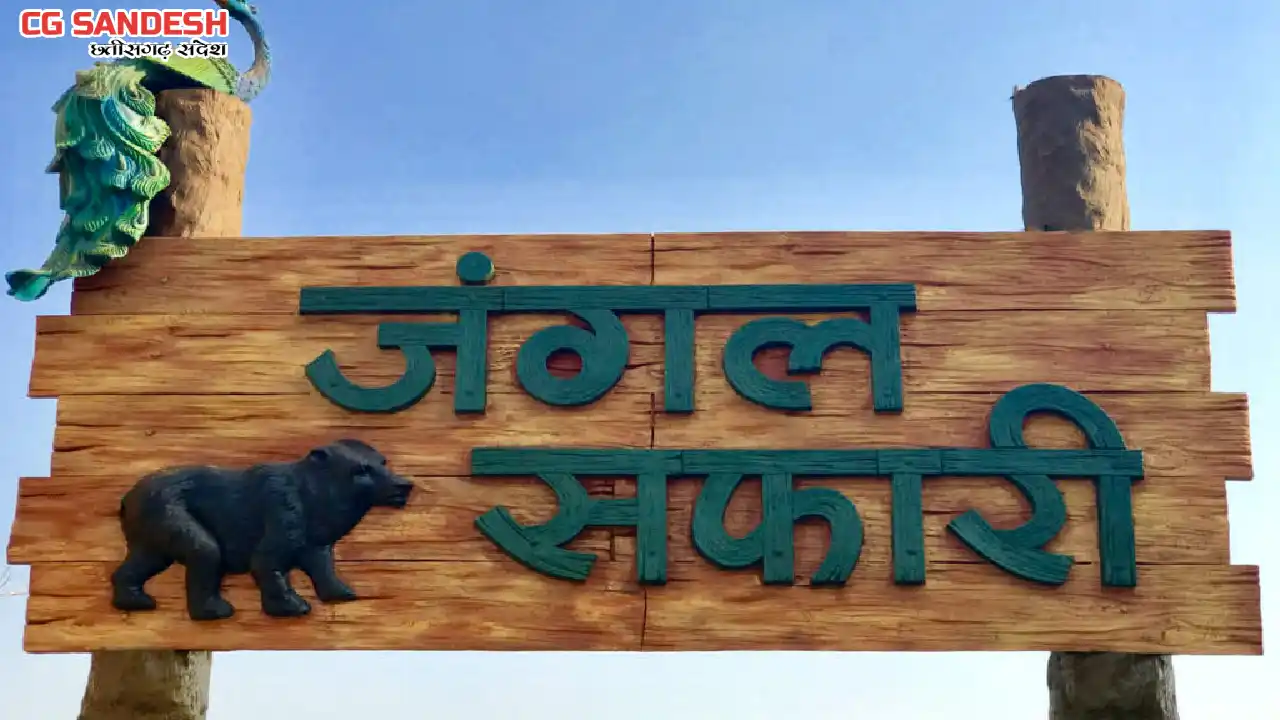 CG : जंगल सफारी के लिए गाड़ियों की बुकिंग अब हो सकेगी ऑन-लाइन - CG Sandesh