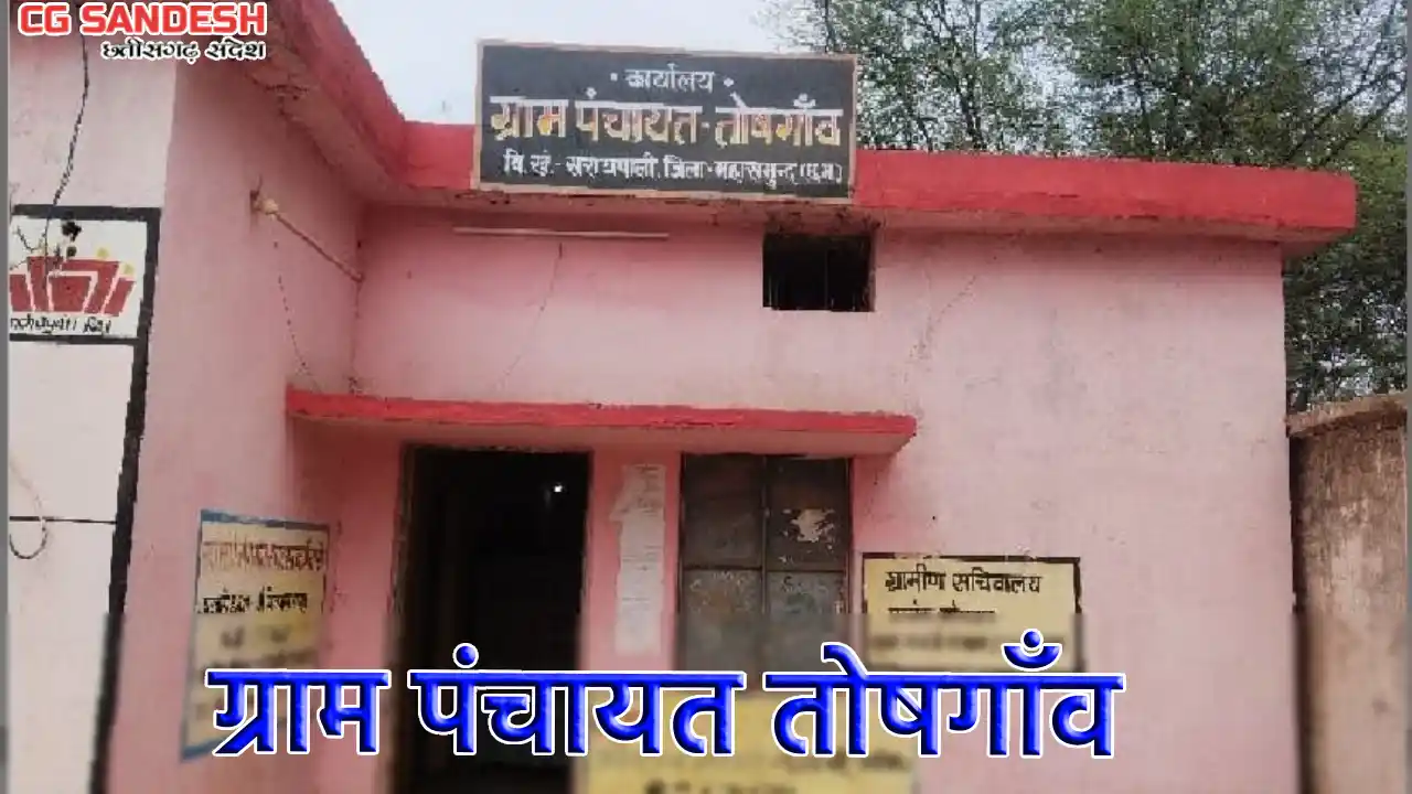 सरायपाली : ग्राम पंचायत तोषगांव ने किस काम पर किया कितना खर्... - CG Sandesh
