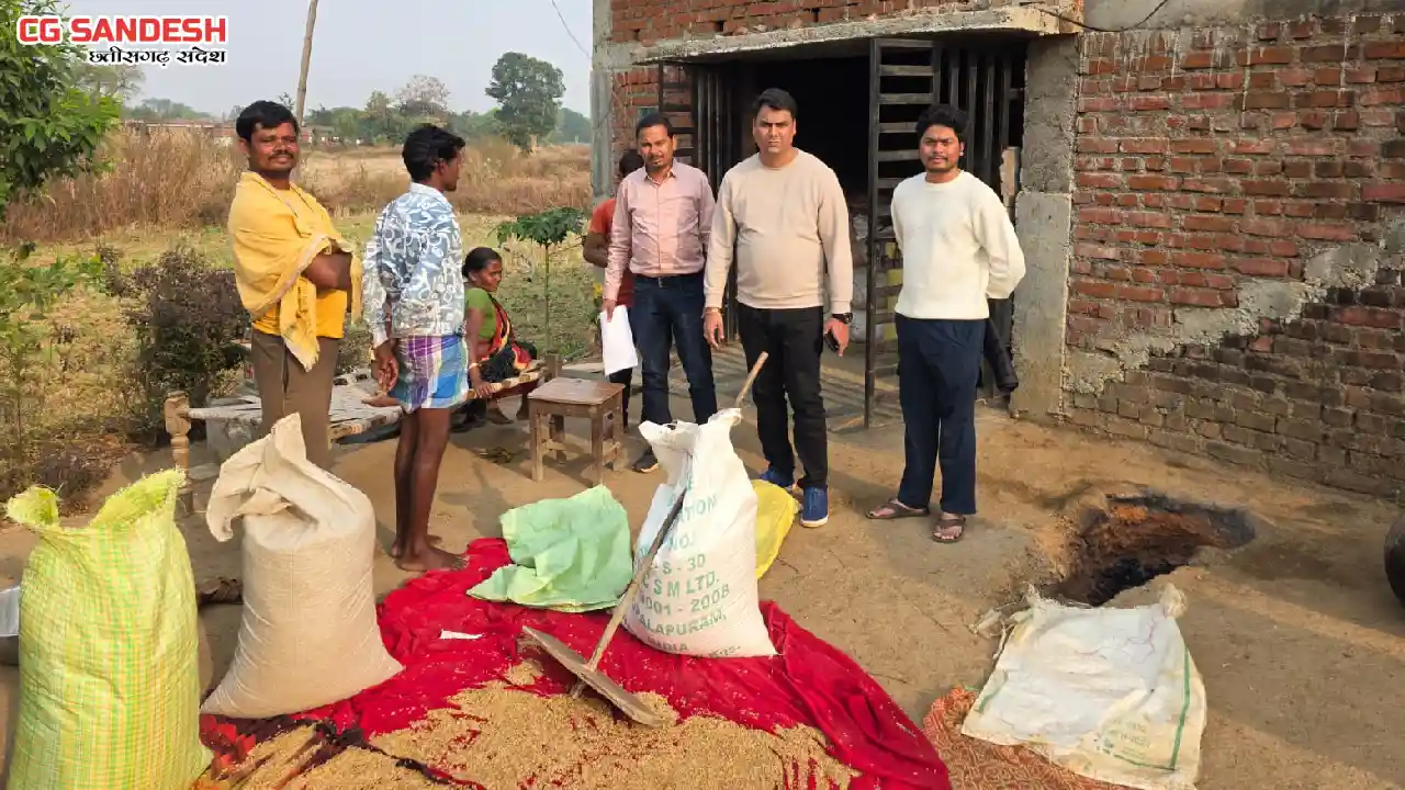 सरायपाली : 665 कट्टा धान जप्त एवं 50 क्विंटल रकबा समर्पण करा... - CG Sandesh