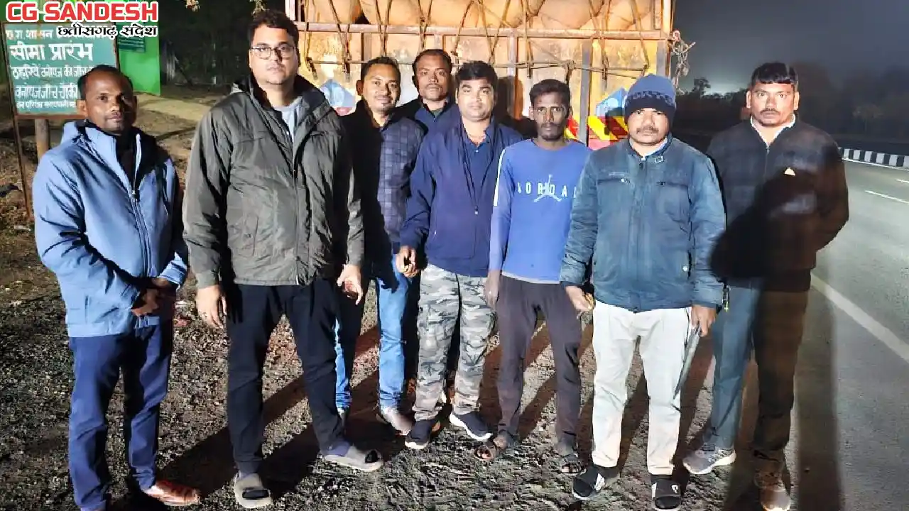 सरायपाली  : अवैध धान परिवहन पर कार्रवाई, 694 बोरा धान जब्त - CG Sandesh