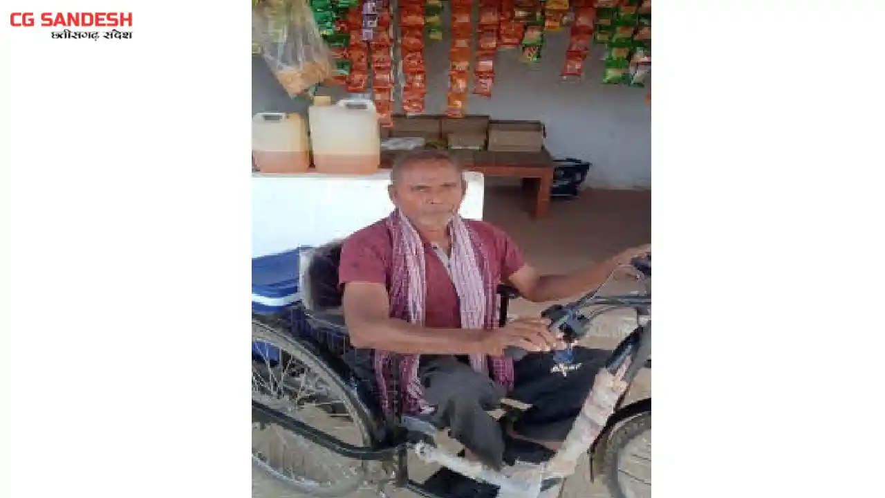 पिथौरा : दिव्यांग महेश राम टंडन का आत्मनिर्भरता की ओर बढ़ते क... - CG Sandesh