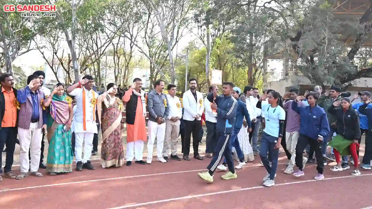 सांसद खेल महोत्सव का वन खेल परिसर महासमुंद में हुआ शुभारंभ - CG Sandesh