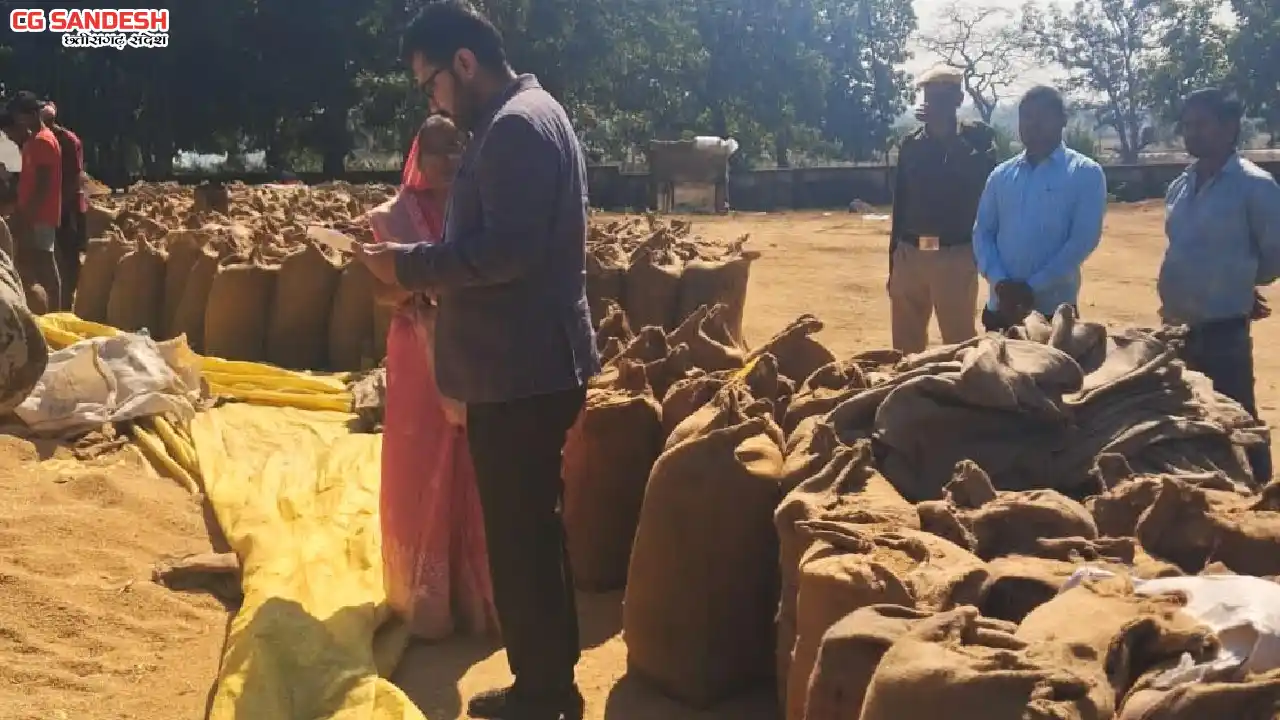 महासमुंद : कलेक्टर विनय कुमार लंगेह ने किया भुरकोनी उपार्जन ... - CG Sandesh