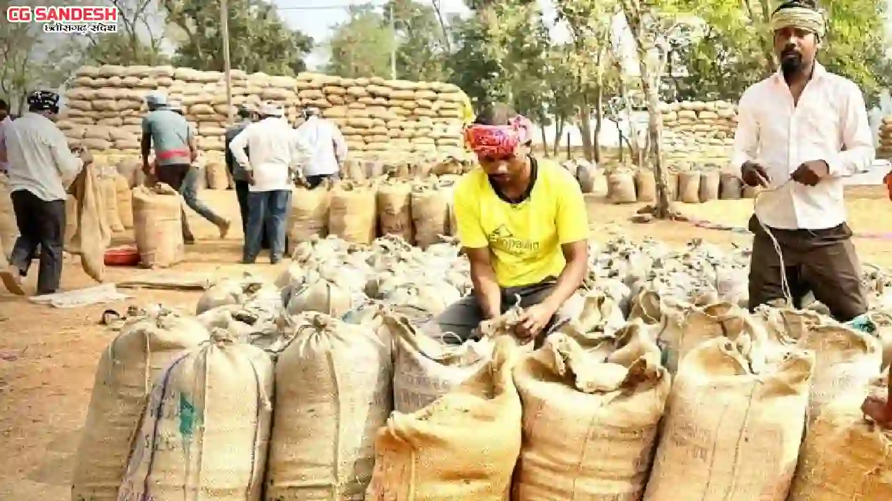 किसानों को 409 करोड़ का हुआ भुगतान - CG Sandesh