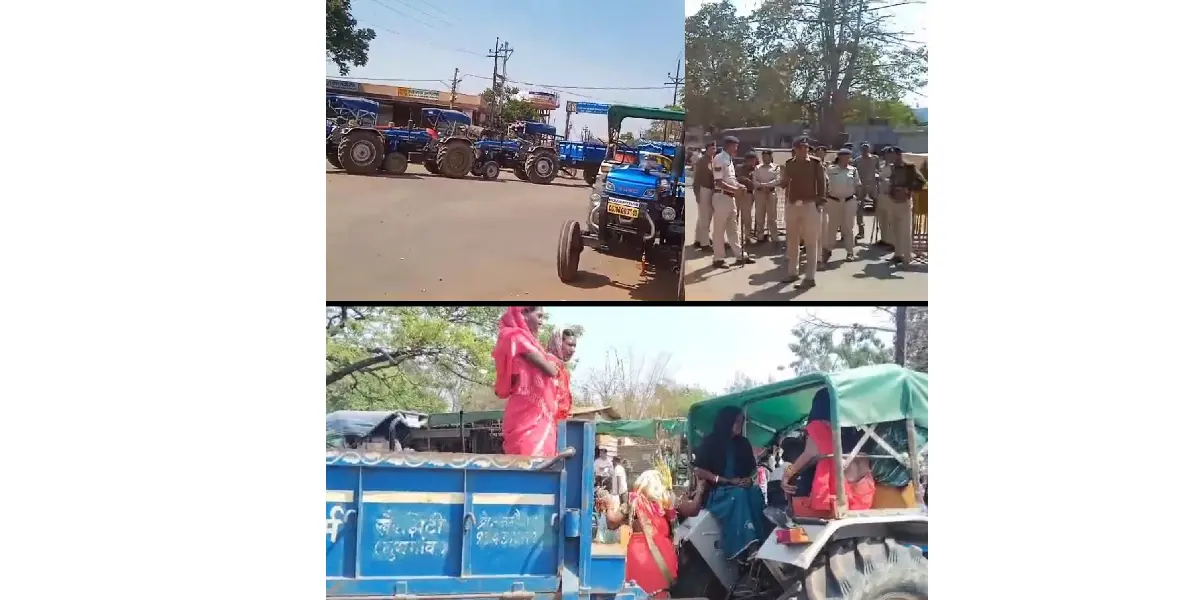 महासमुंद : ट्रैक्टर में सवार होकर कलेक्ट्रेट घेरने निकले किसानों की पुलिस से जमकर झड़प, सैकड़ों लोगों को पुलिस ने किया गिरफ्तार