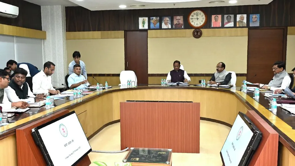 CG ब्रेकिंग : साय कैबिनेट की बैठक संपंन्न, देखें सभी महत्वपूर्ण निर्णय