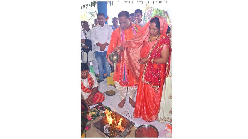 मुख्यमंत्री विष्णुदेव साय के जन्मदिवस पर बगिया में हुआ श्री ... - CG Sandesh