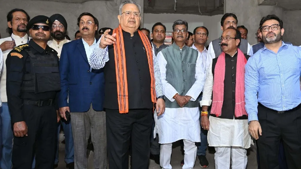 CG : डॉ. रमन ने विधायकों संग किया निर्माणाधीन नवीन विधानसभा ... - CG Sandesh
