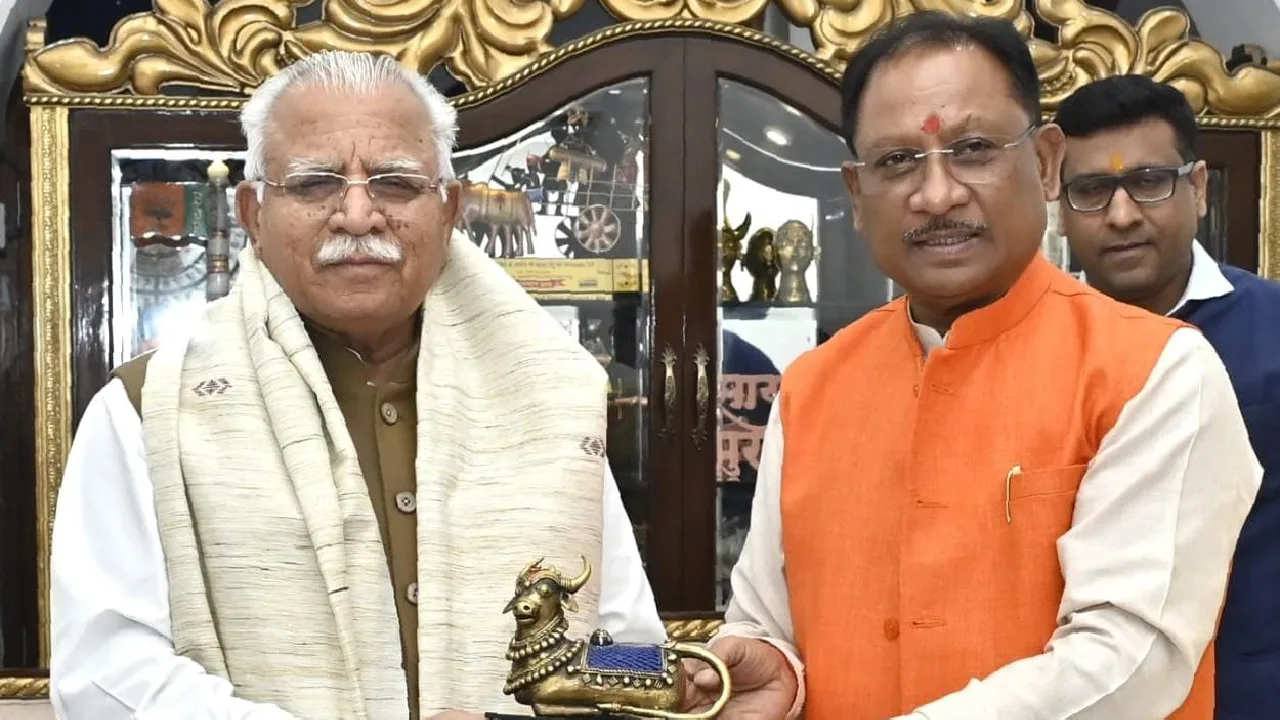 CG : सीएम साय ने केन्द्रीय आवास और शहरी विकास मंत्री मनोहर ल... - CG Sandesh
