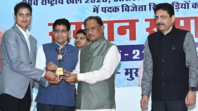 मुख्यमंत्री विष्णुदेव साय ने किया खिलाड़ियों का सम्मान, कहा “... - CG Sandesh