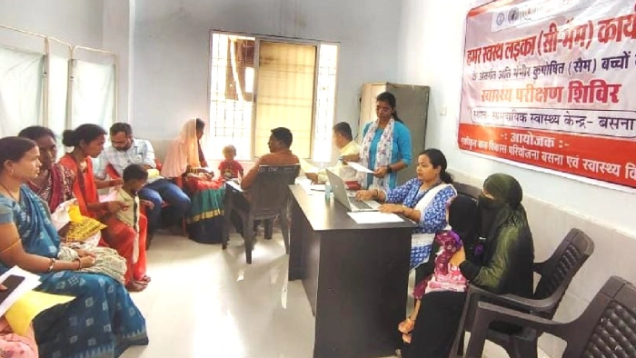 महासमुंद : ‘‘हमर स्वस्थ्य लइका“ शिविर कुपोषण मुक्त बचपन की ओ... - CG Sandesh