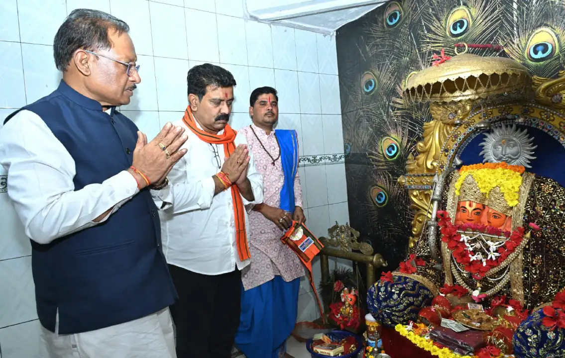 मुख्यमंत्री श्री विष्णु देव साय ने माता कौशल्या की पूजा-अर्च... - CG Sandesh