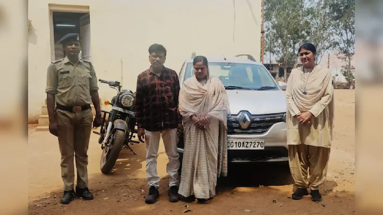 लोन दिलाने के नाम पर ठगी करने वाले पति-पत्नी को पुलिस ने पकड... - CG Sandesh