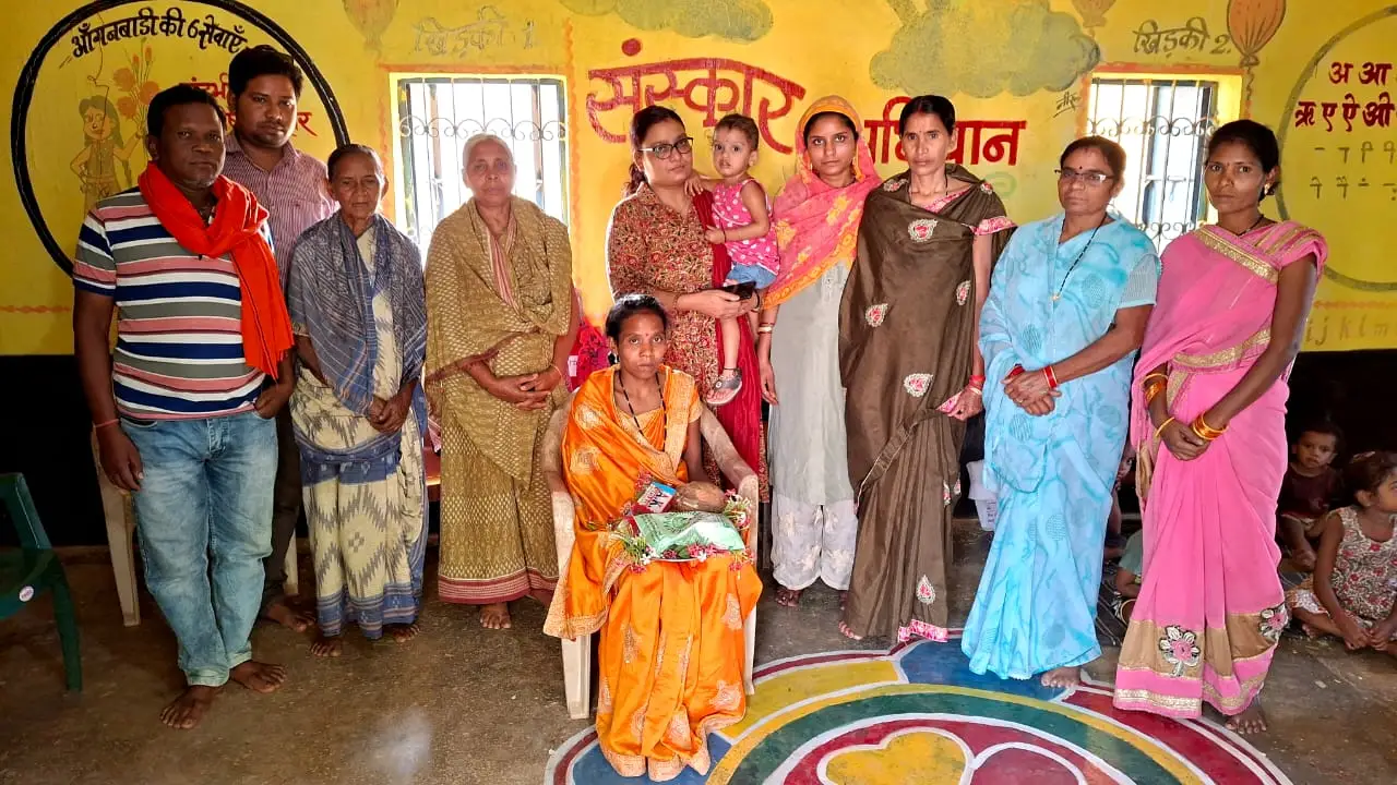 सरायपाली : आँगनबाड़ी केंद्र खम्हारपाली मे सुपोषण चौपाल का आयो... - CG Sandesh