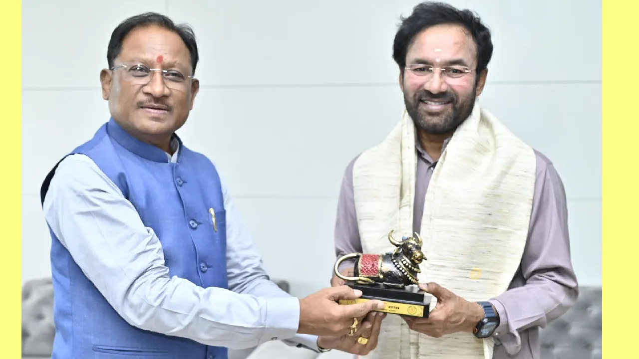मुख्यमंत्री विष्णु देव साय से केंद्रीय कोयला एवं खान मंत्री ... - CG Sandesh