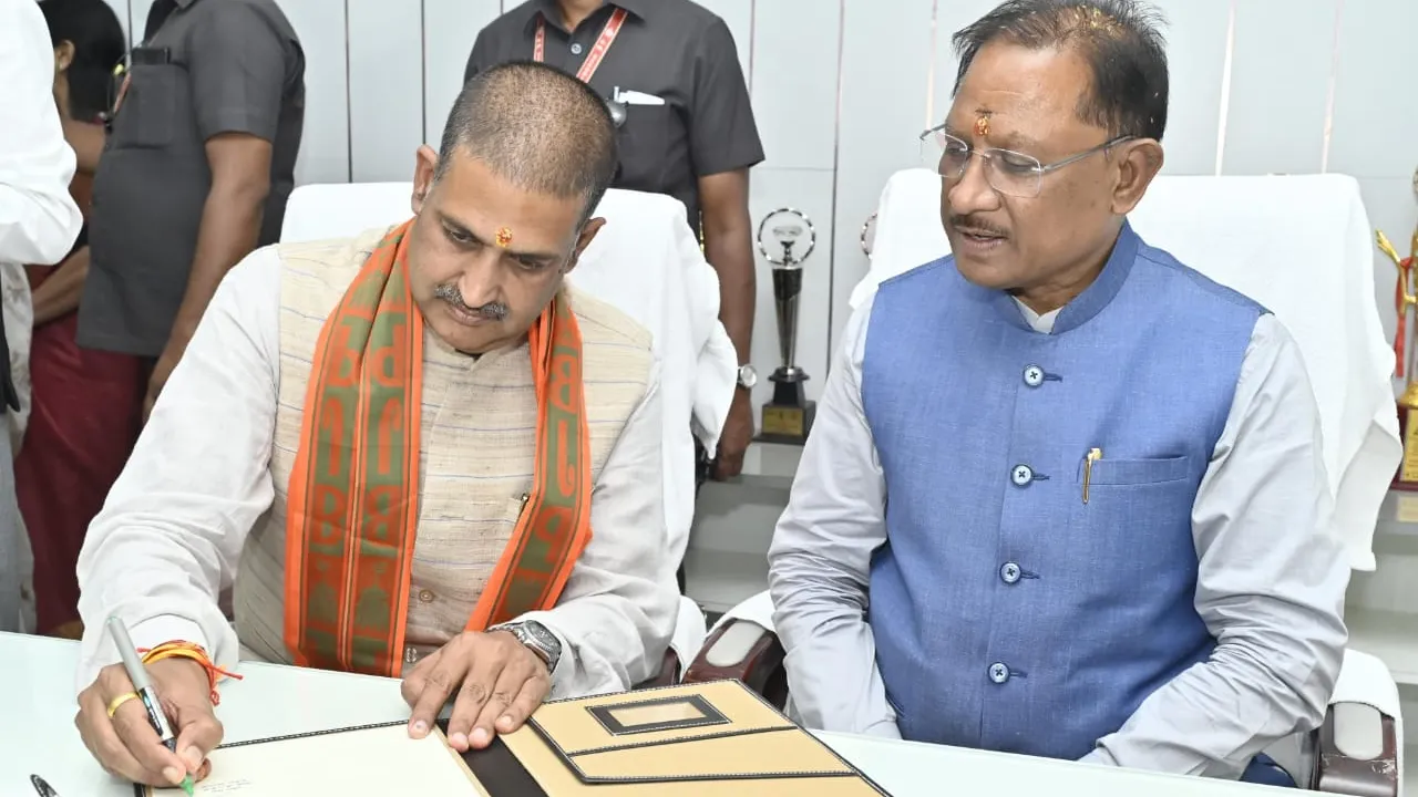 मुख्यमंत्री विष्णु देव साय ने छत्तीसगढ़ खनिज विकास निगम के न... - CG Sandesh