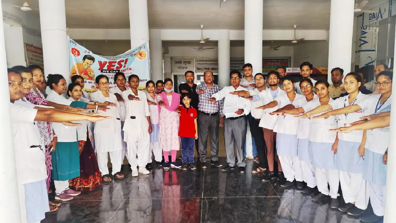 सामुदायिक स्वास्थ्य केंद्र सरायपाली में मनाया गया विश्व लिवर... - CG Sandesh