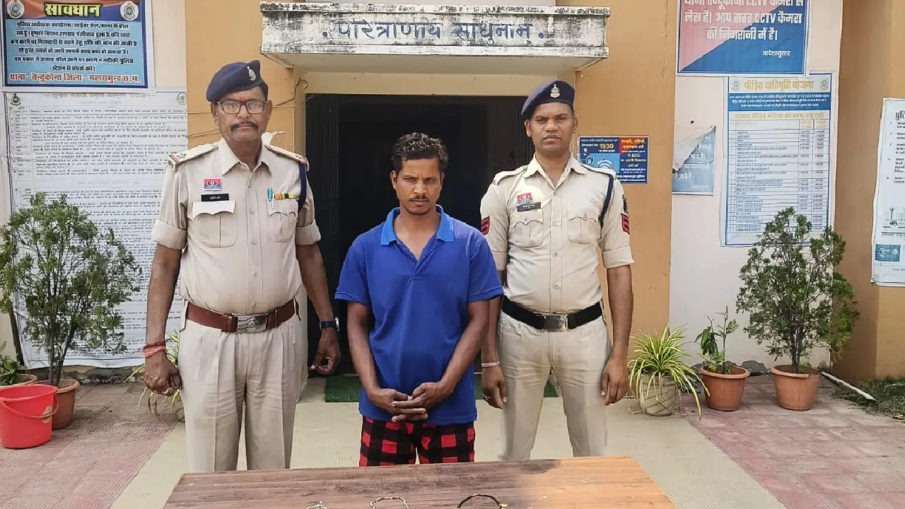 तेन्दूकोना :  घर में चोरी करने वाला आरोपी गिरफ्तार, पिता ने ... - CG Sandesh
