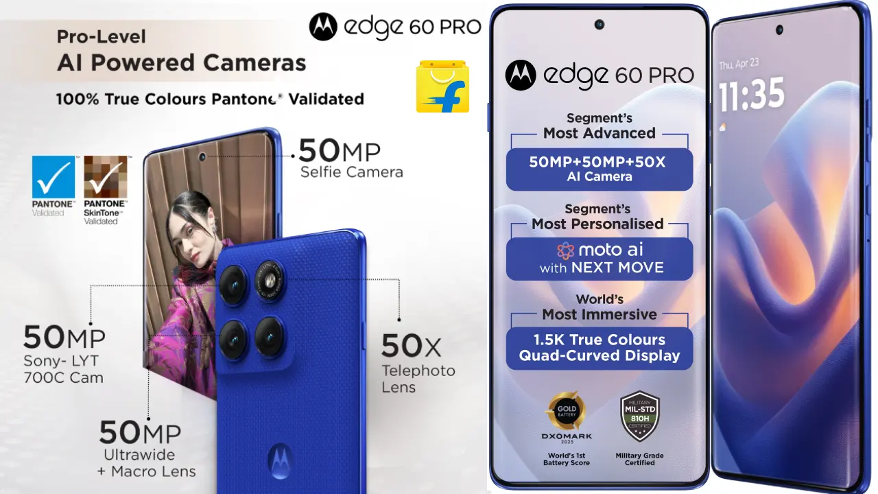 मोटोरोला Edge 60 Pro, फ्लिपकार्ट पर मिल रहा 18% की छूट के सा... - CG Sandesh