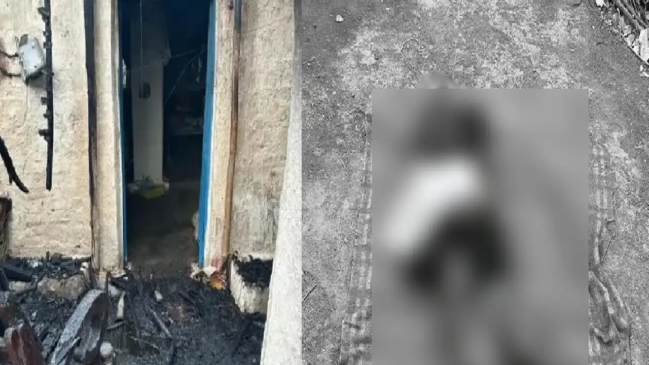 CG : घर में लगी भीषण आग, जिंदा जलने से बुजुर्ग की मौत - CG Sandesh