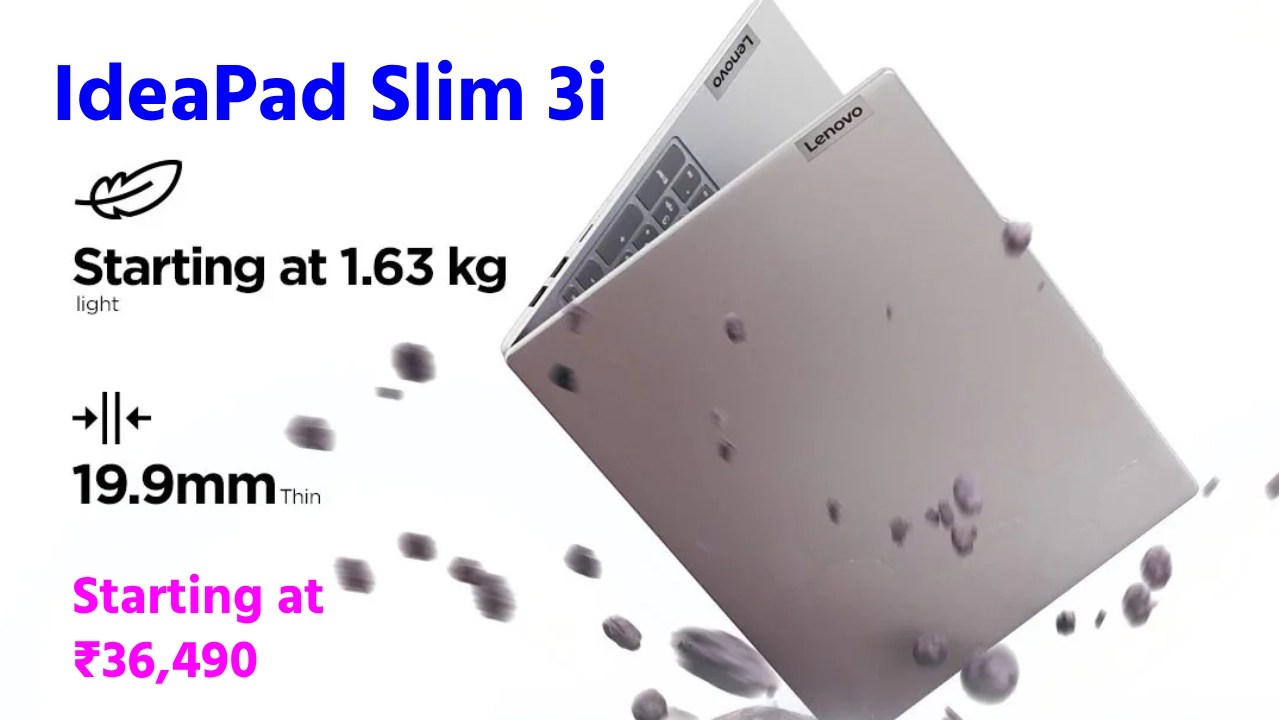 Lenovo IdeaPad Slim 3i, स्टूडेंट्स के लिए किफायती और भरोसेमं... - CG Sandesh