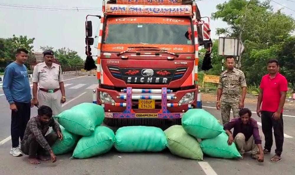 महासमुंद : 36 लाख का गांजा के साथ दो आरोपी गिरफ्तार