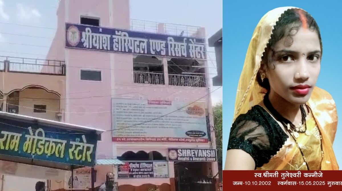 महासमुंद : डॉक्टरों की लापरवाही से प्रसव के बाद महिला की मौत