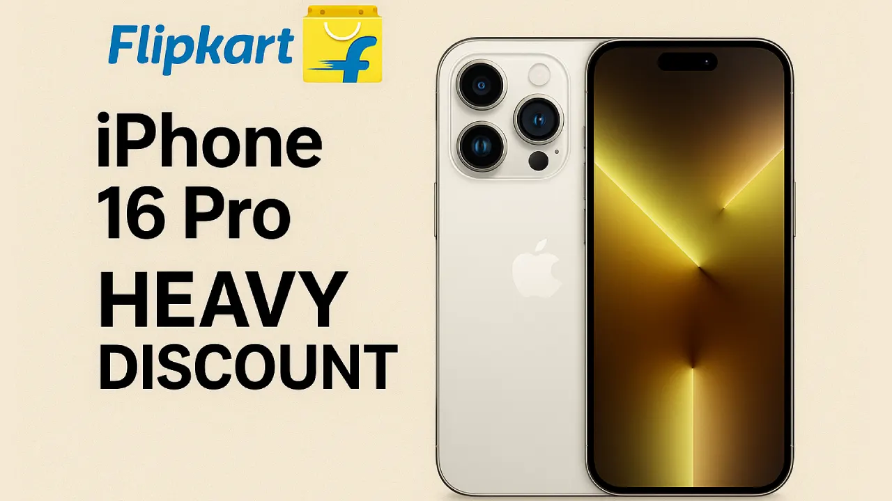 iPhone 16 Pro पर Flipkart दे रहा है भारी छूट, लिमिटेड पीरियड... - CG Sandesh