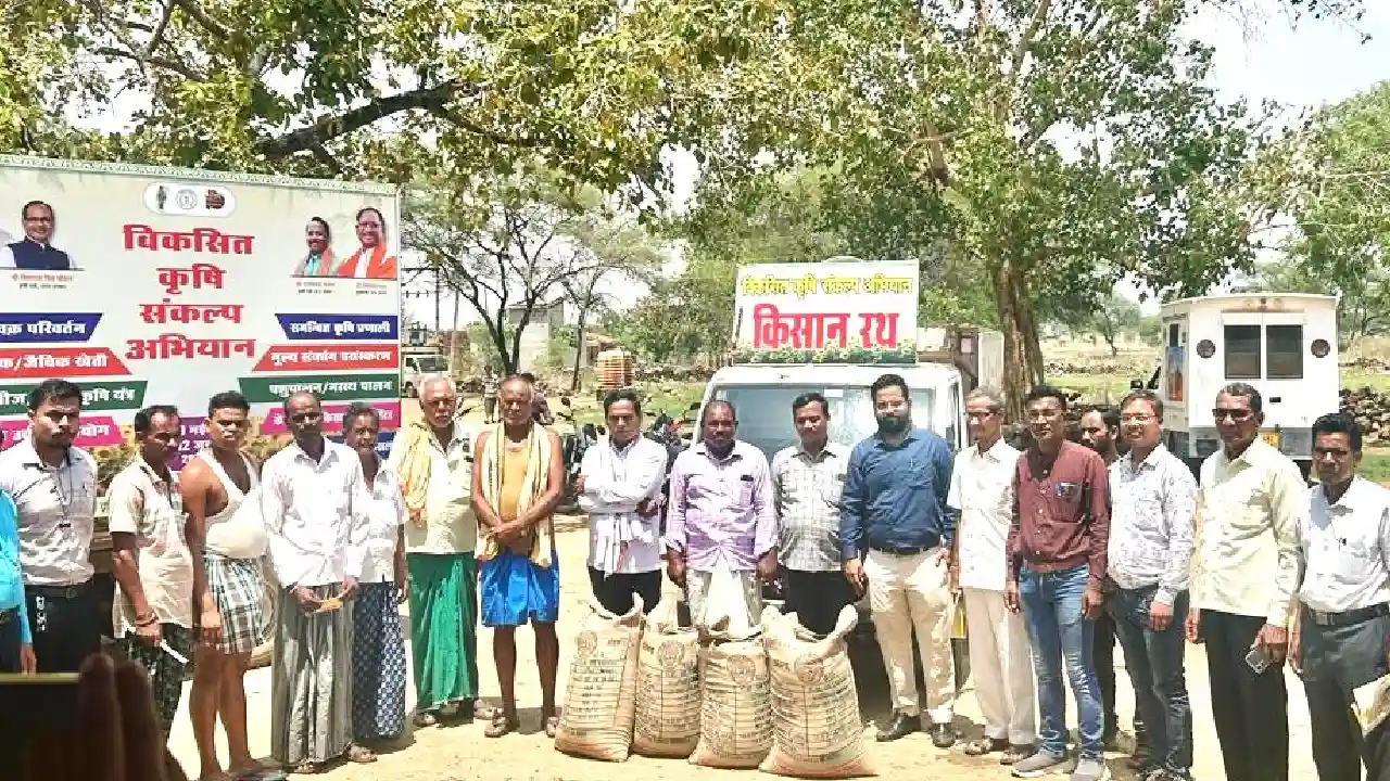 महासमुंद जिले में विकसित कृषि संकल्प अभियान के तहत किसानों क... - CG Sandesh