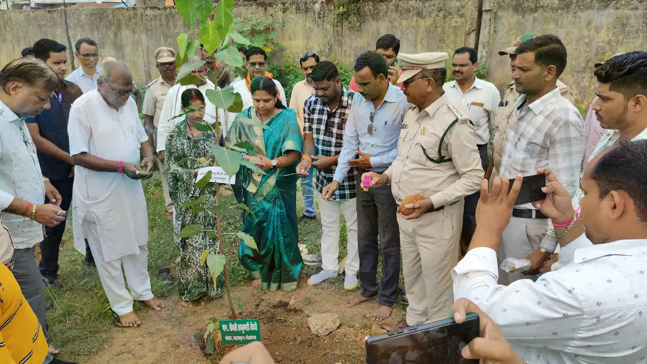 बसना : एक पेड़ मां के नाम पर्यावरण संरक्षण के लिए क्रांतिकार... - CG Sandesh