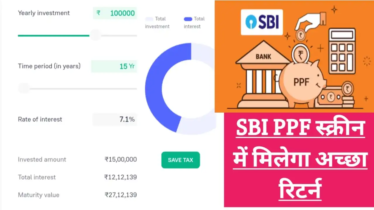 SBI PPF स्कीम के तहत बनाएं ₹27 लाख का फंड, टैक्स फ्री कमाई क... - CG Sandesh