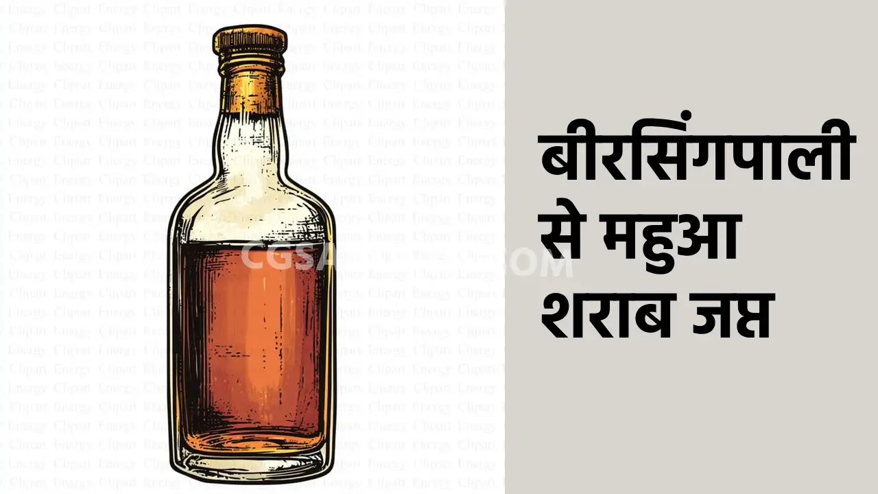 बसना : बीरसिंगपाली से महुआ शराब जप्त - CG Sandesh