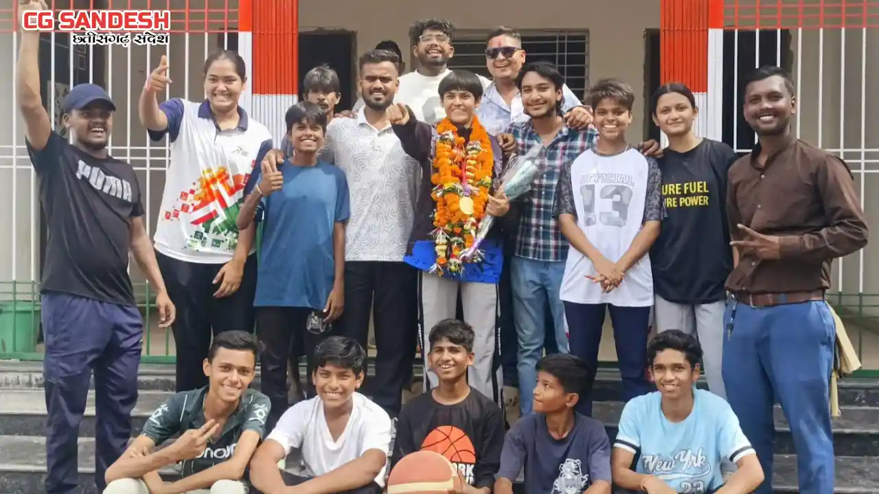 राष्ट्रीय बास्केटबॉल प्रशिक्षण शिविर में छत्तीसगढ़ से महासमुंद की दिव्या रंगारी शामिल