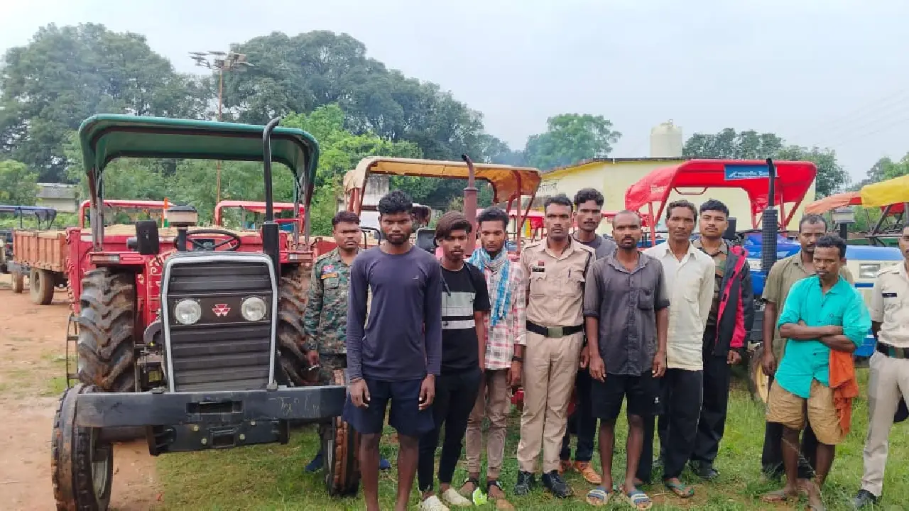 एनजीटी आदेश के उल्लंघन पर 14 ट्रैक्टर जब्ती की कार्रवाई - CG Sandesh