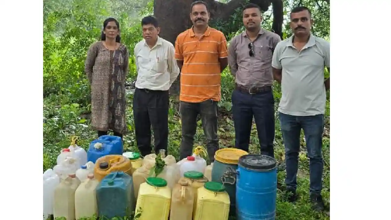 CG : आबकारी विभाग की बड़ी कार्यवाही, भारी मात्रा में अवैध कच्... - CG Sandesh