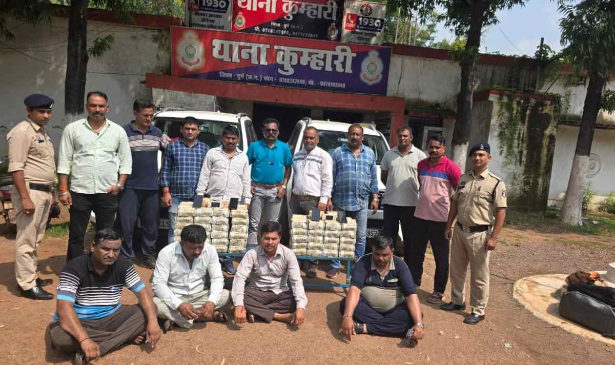 CG : वाहन चेकिंग के दौरान पुलिस ने दो स्कार्पियो से पकड़ा 6 क... - CG Sandesh