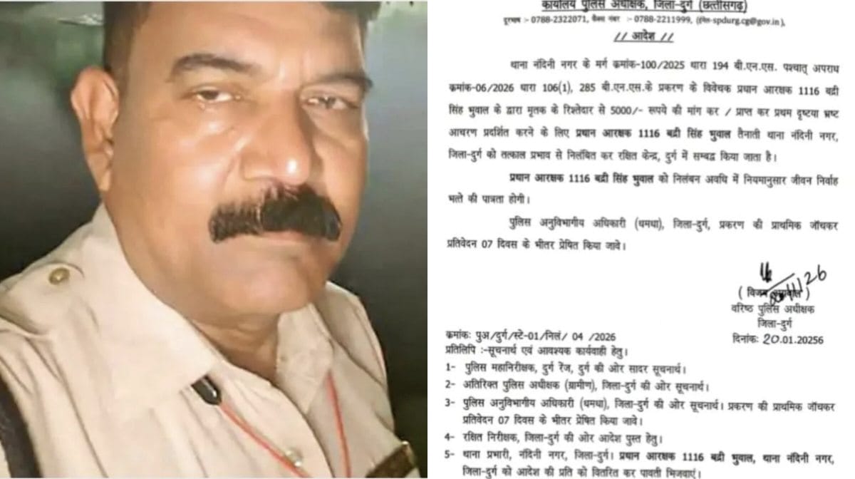 CG : सड़क हादसे में मृतक के परिजनों से पैसे मांगने वाला प्रध... - CG Sandesh