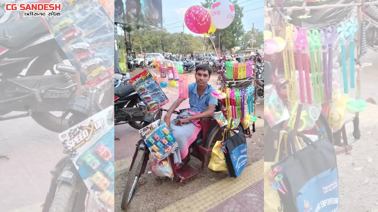 महासमुंद : स्पाइनल कॉर्ड इंजरी से पीड़ित शिव कुमार टांडेकर ने... - CG Sandesh