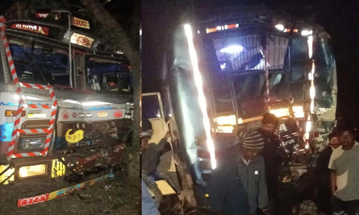 CG : बनारस जा रही श्रद्धालुओं की बस दुर्घटनाग्रस्त, एक की मौ... - CG Sandesh