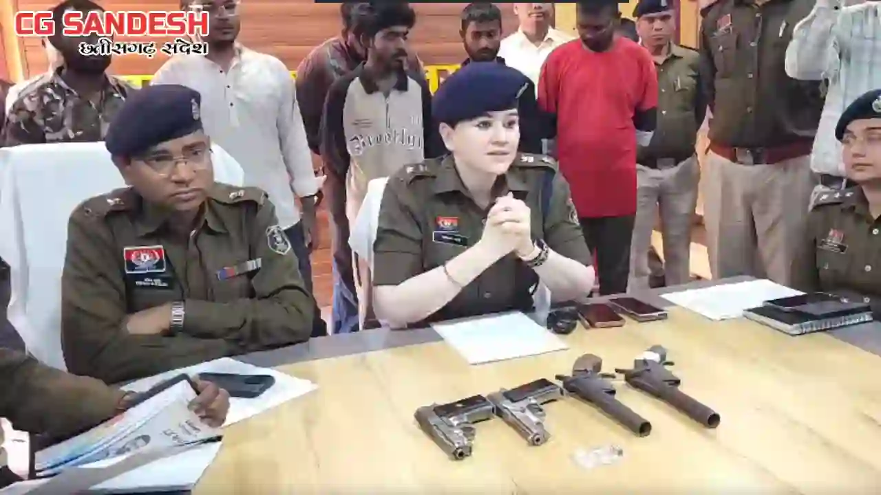 CG  होली से पहले पुलिस की बड़ी कार्रवाई, 7 आरोपी गिरफ्तार - CG Sandesh