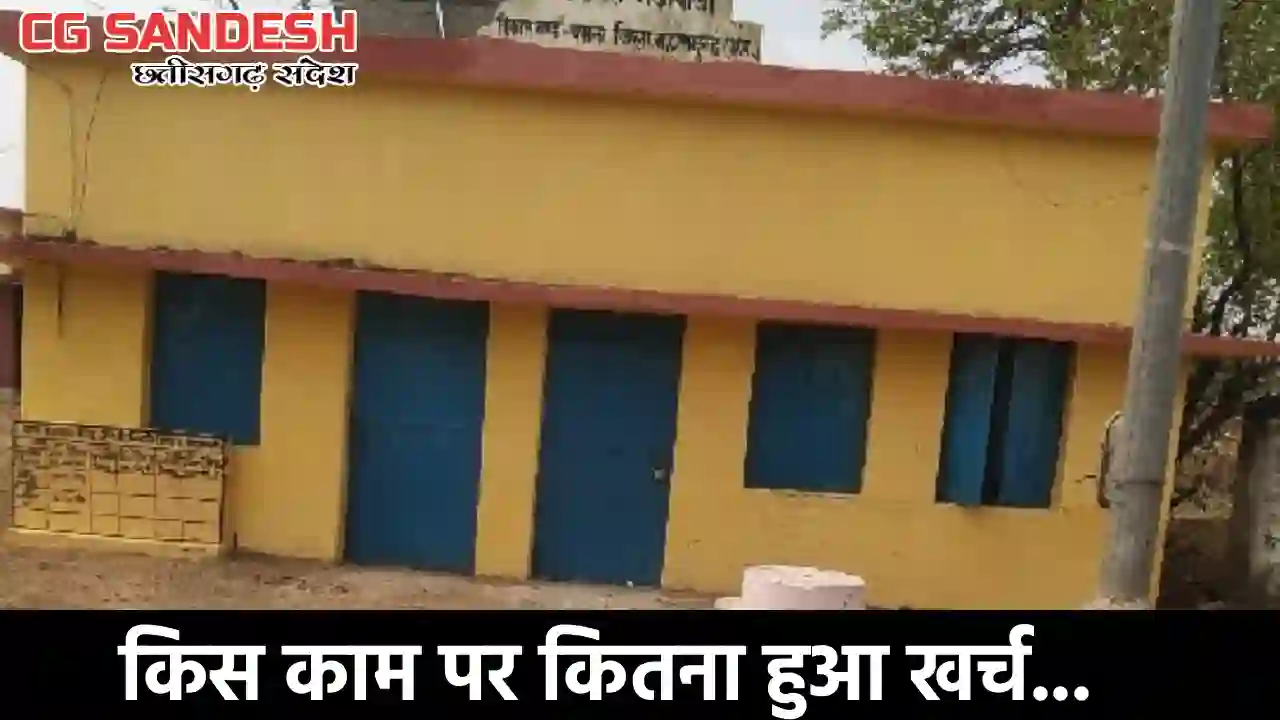 बसना : भवन रंगाई पोताई कार्य के लिए 36150 रुपए मेढ़ापाली पंचा... - CG Sandesh