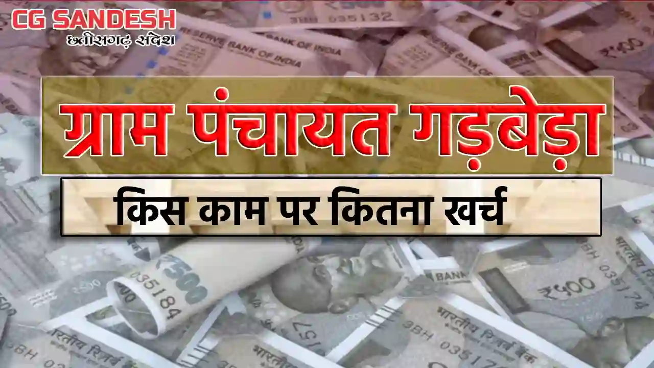 पिथौरा : ग्राम पंचायत गड़बेड़ा ने स्वच्छता पर खर्च किये 41 हज... - CG Sandesh